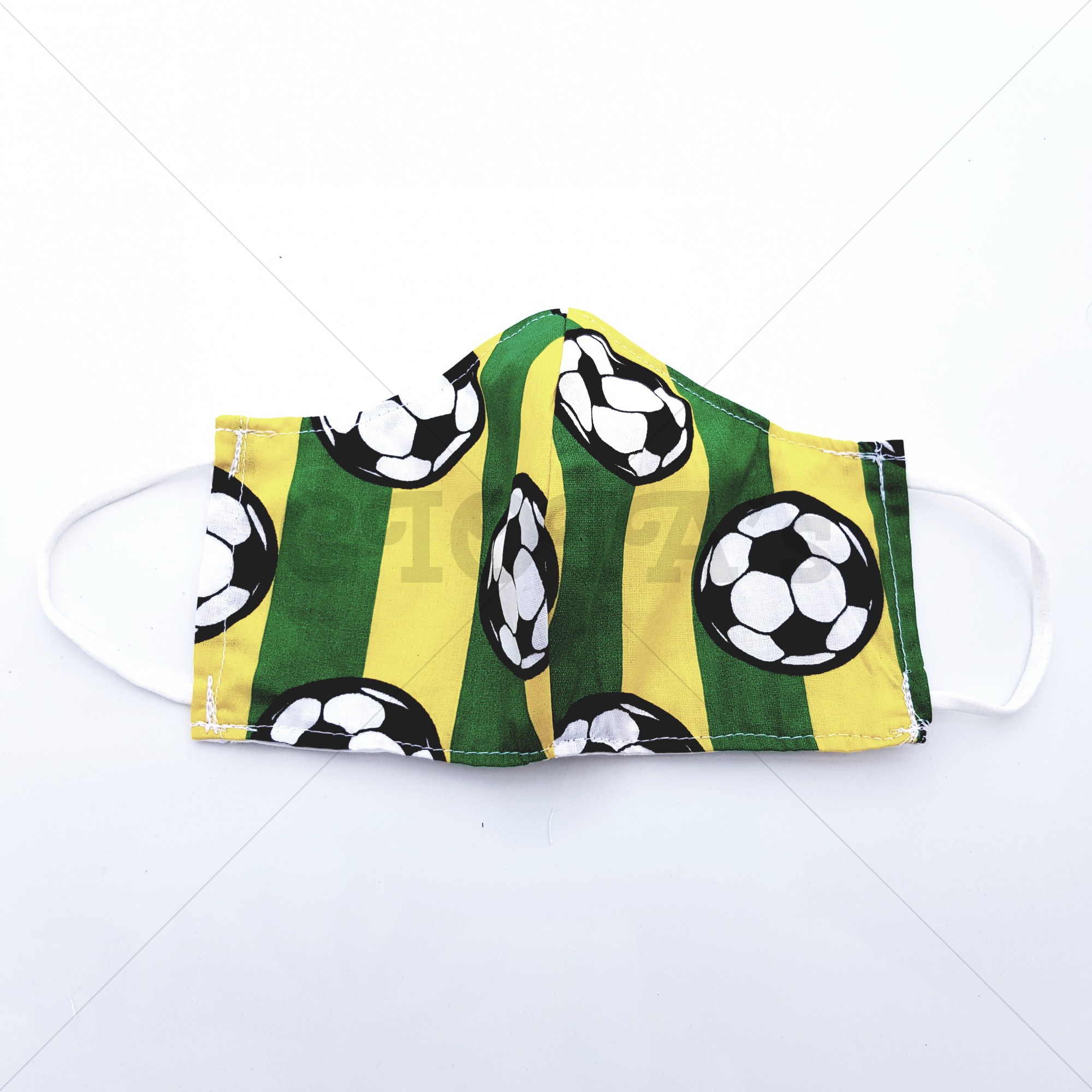 Mondbescherming HEREN - Voetbal geel/groen