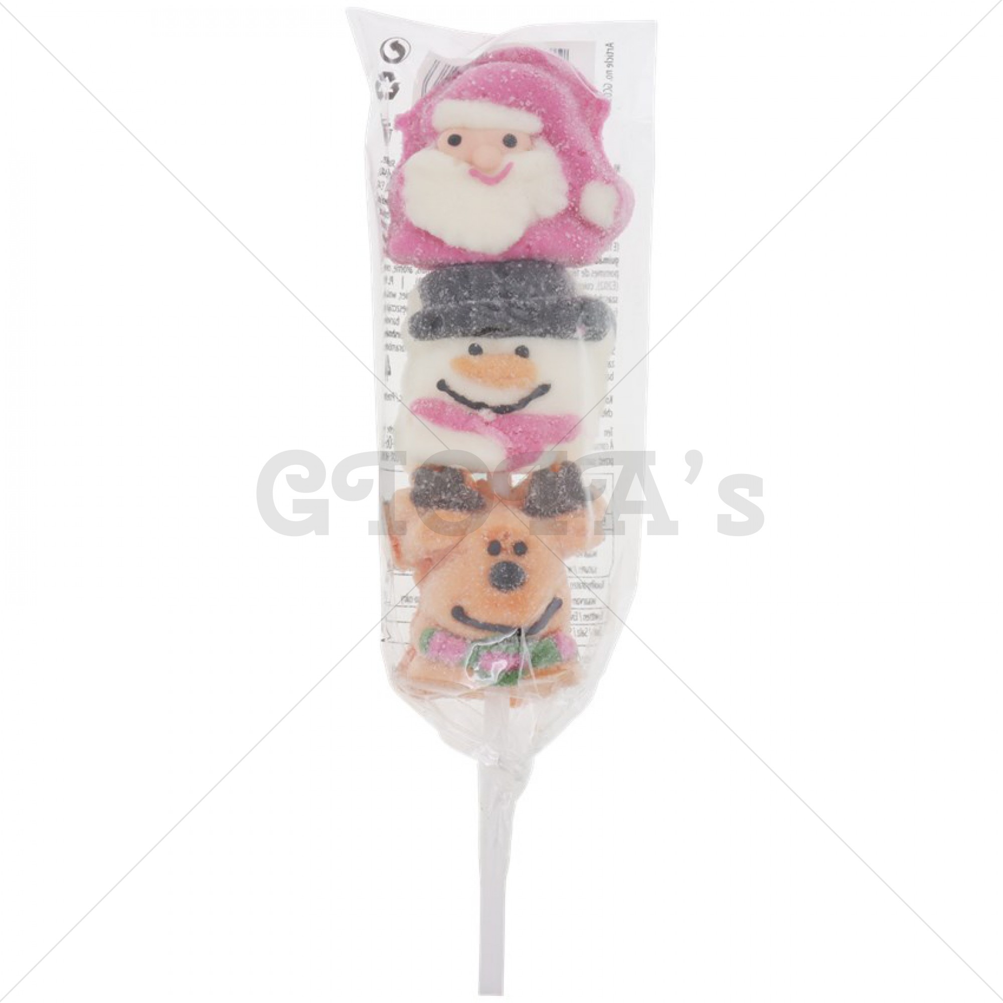 Kerst marshmallow op stokje