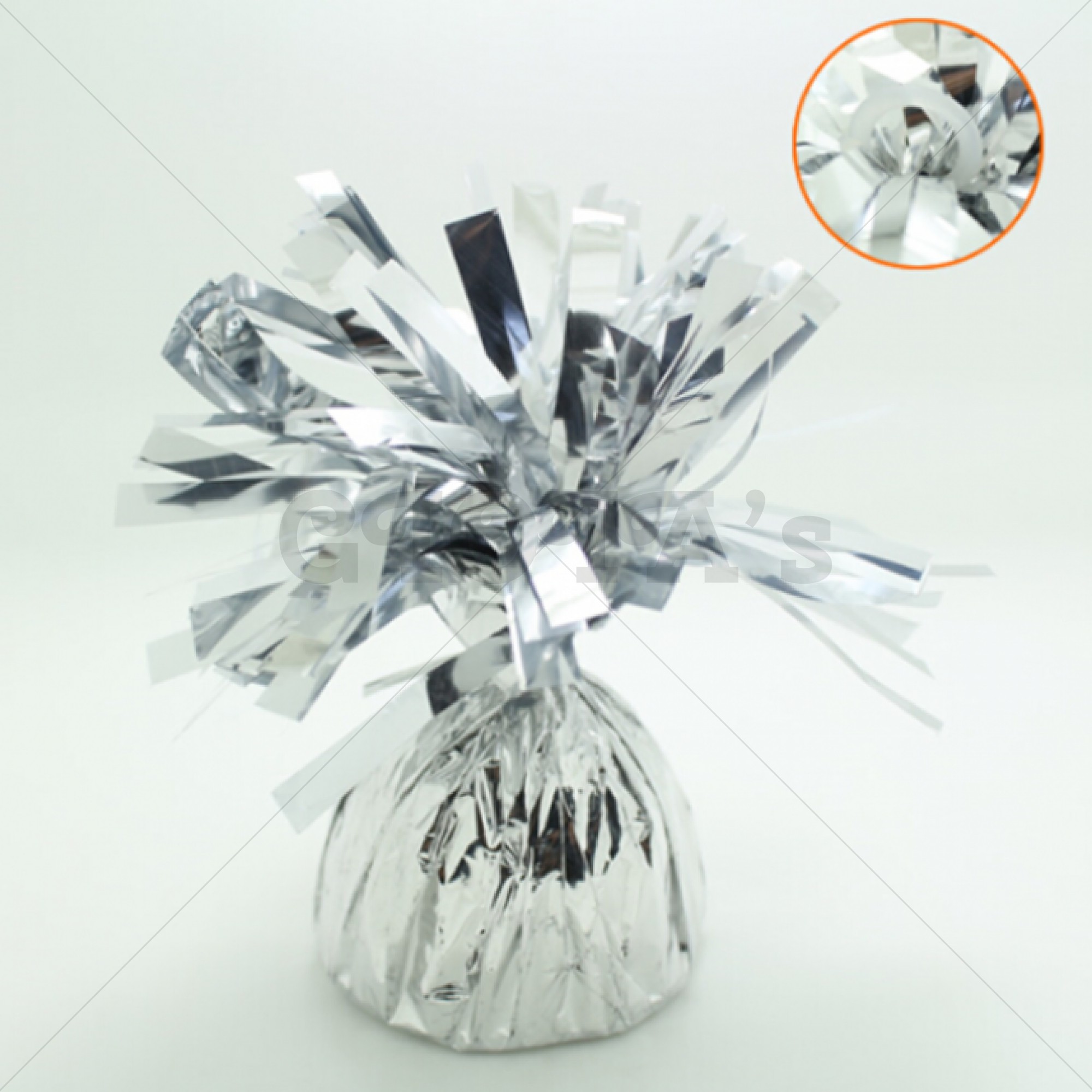 Ballon gewicht zilver