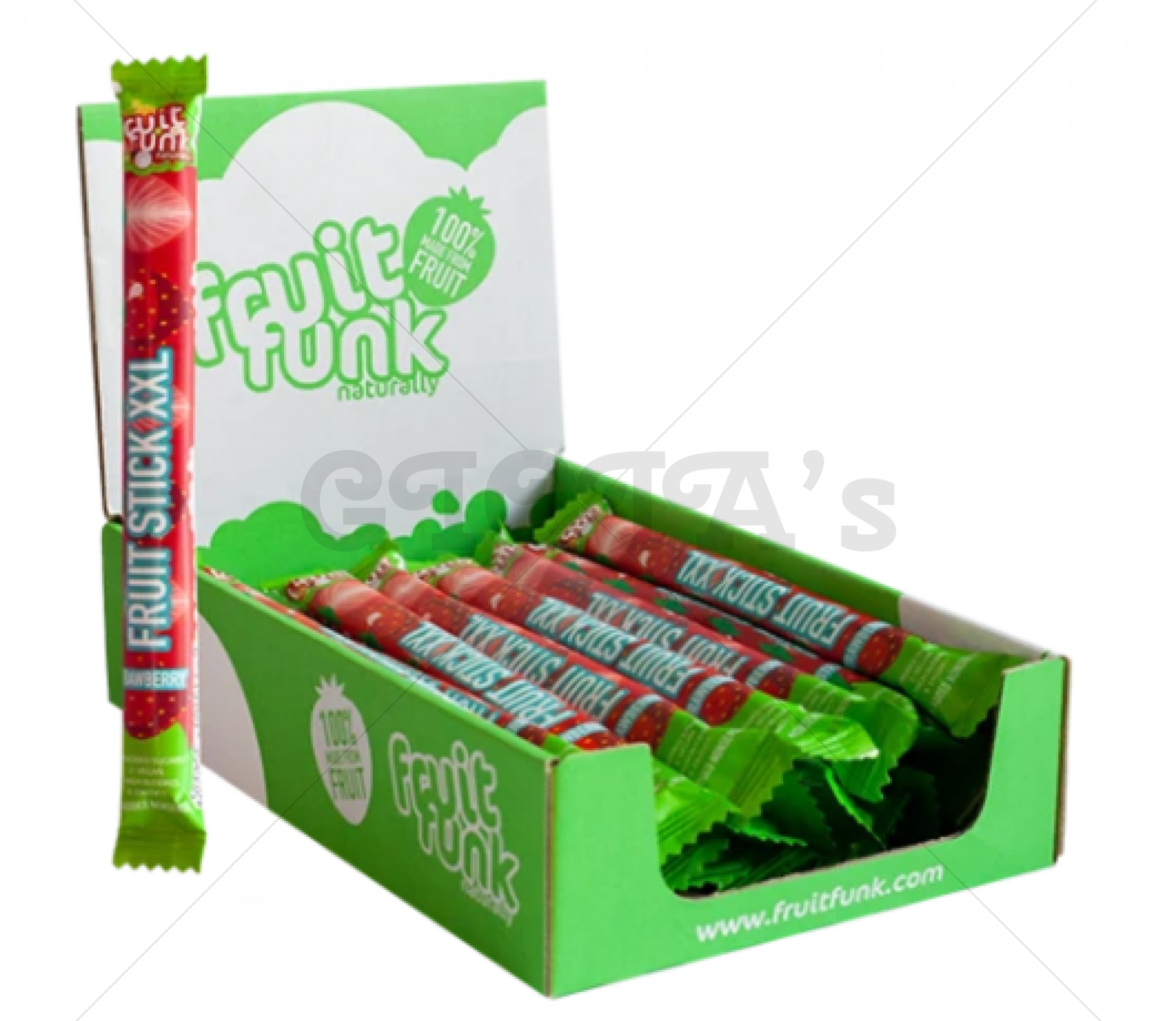 Fruitstick xxl - aardbeien prijs is per stuk