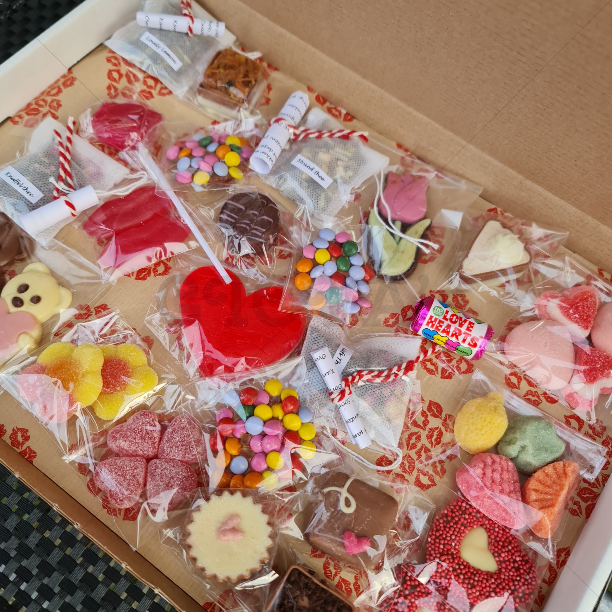 Juf of Meester cadeau vol met lekkers
