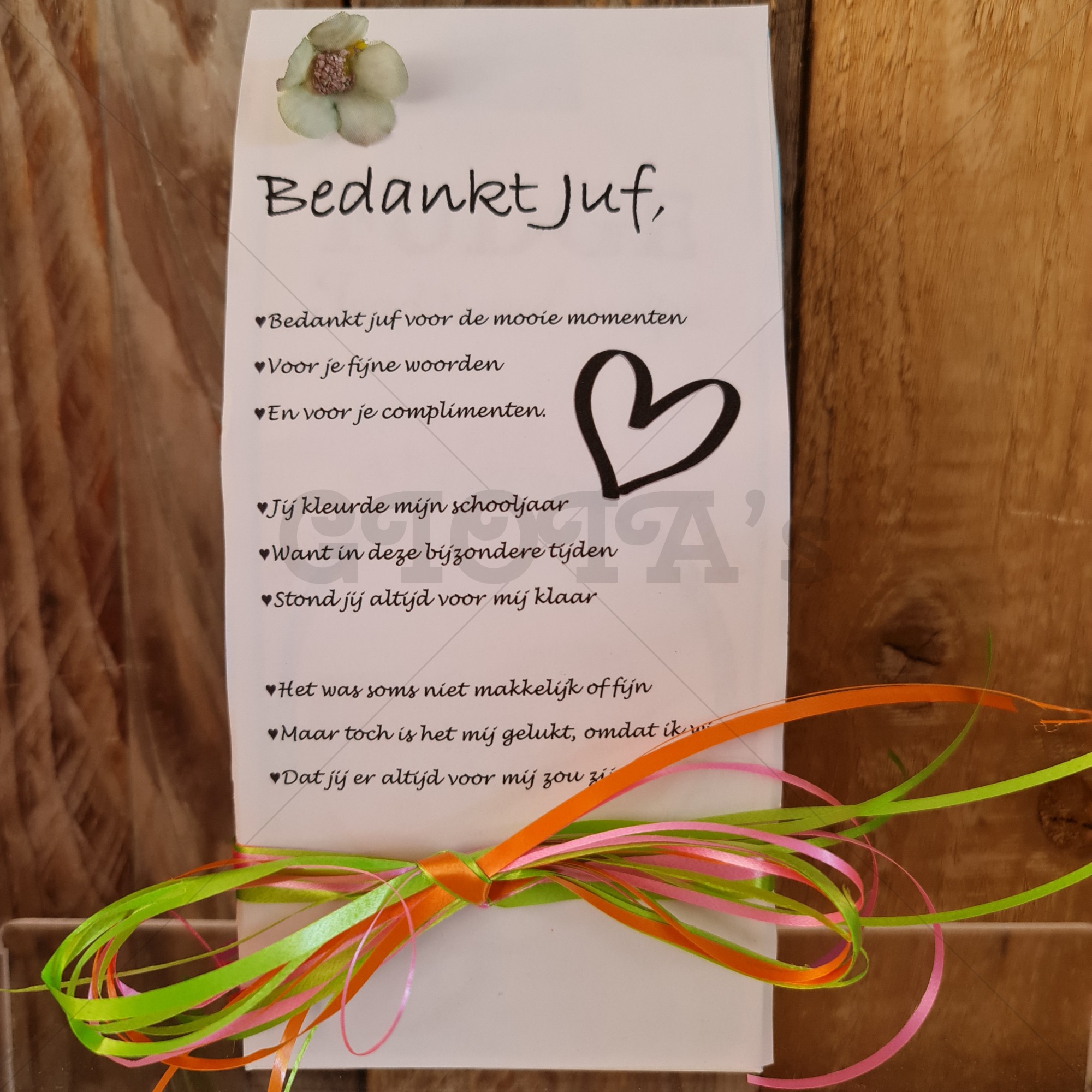 Juffencadeautje Fudge