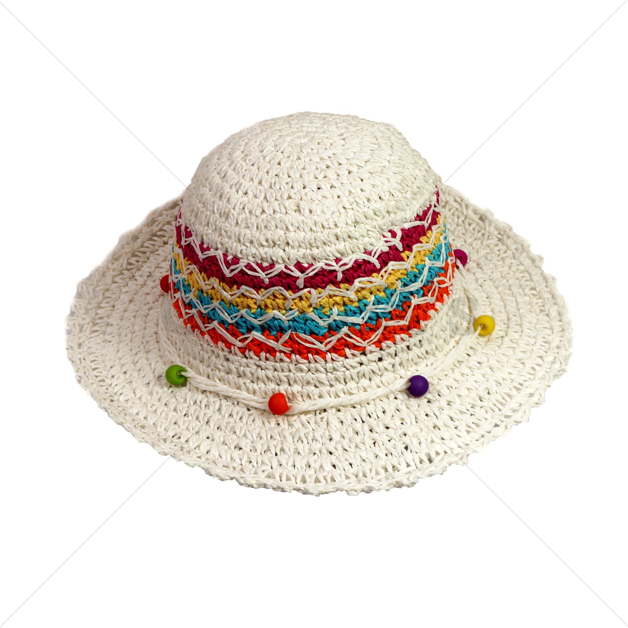 Ibiza meisjes hoedje 8-13 jr - GIOIA's cadeau en feestartikelen