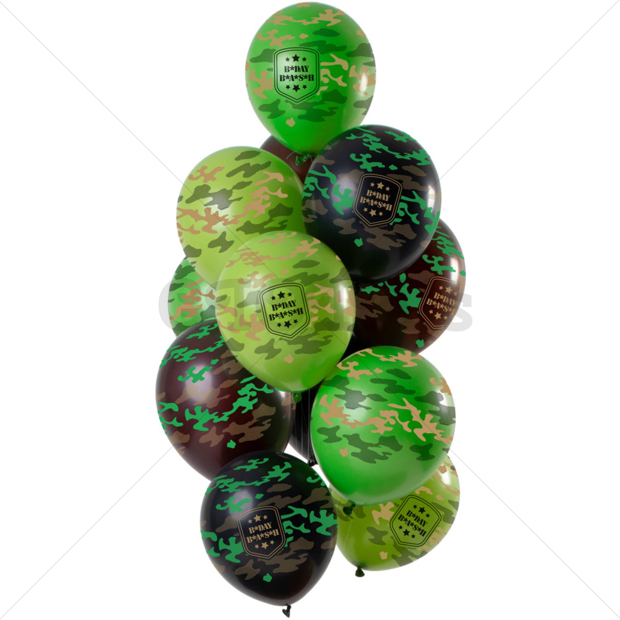 Ballon Set legerprint 12-stuks