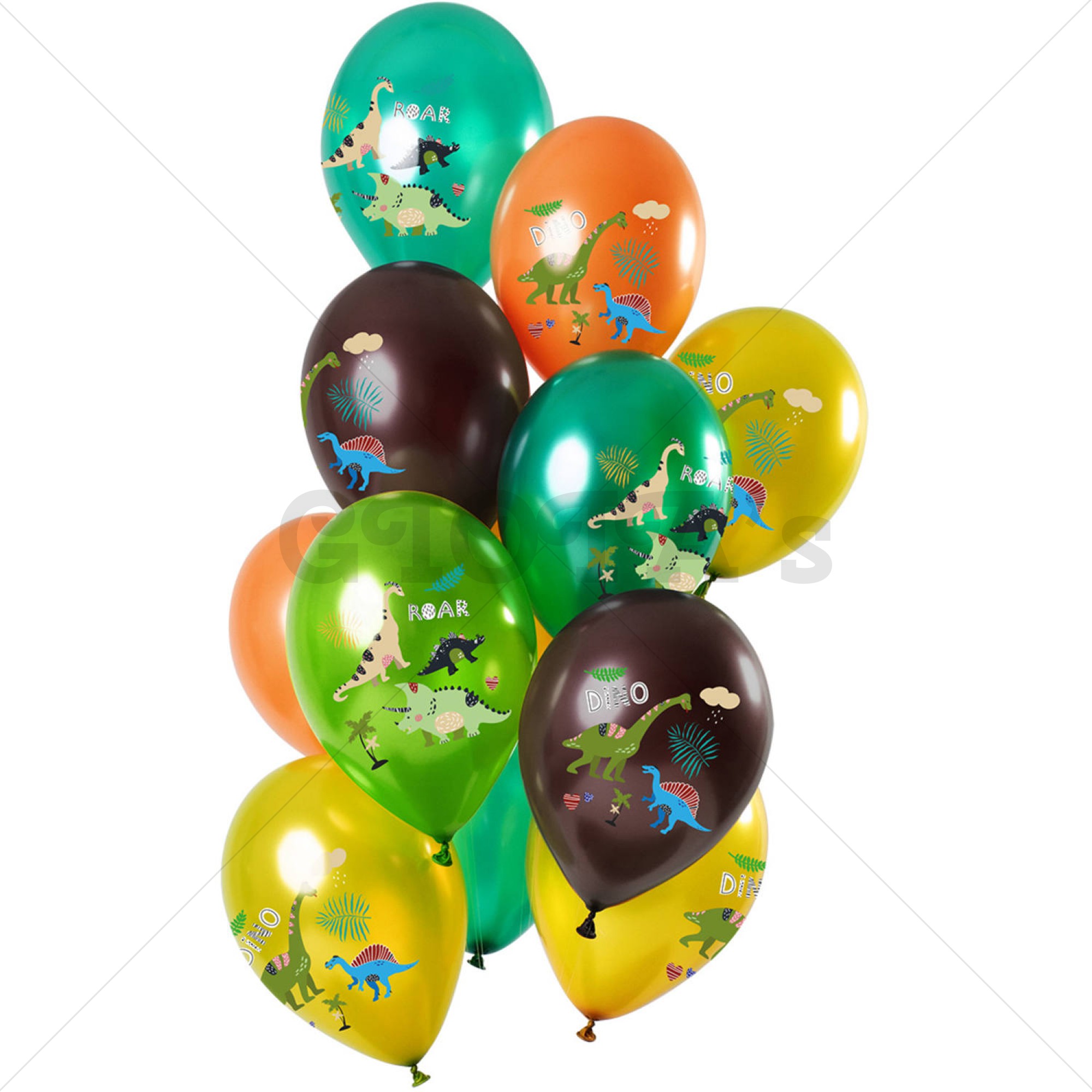 Ballon set Dino jongen 12-stuks
