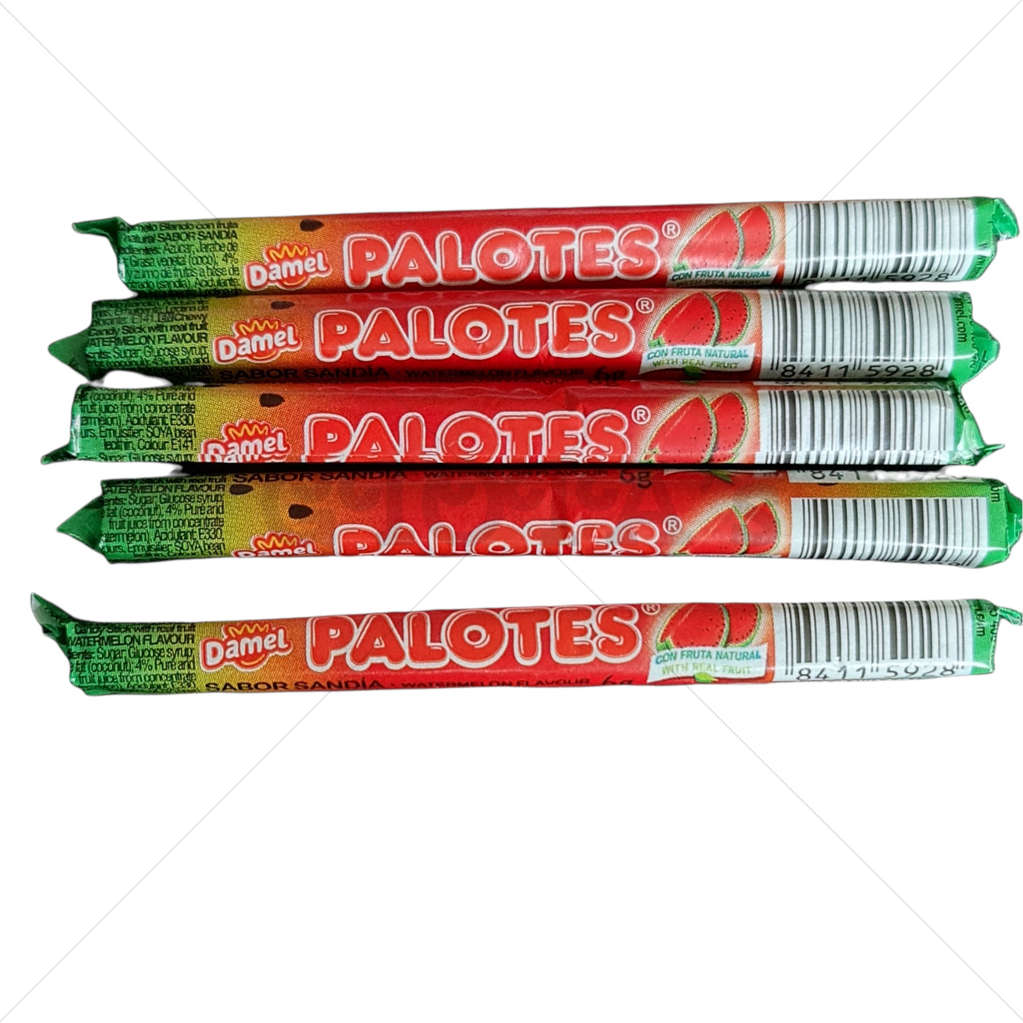 Kauwbonbon meloen 5-stuks (10g)