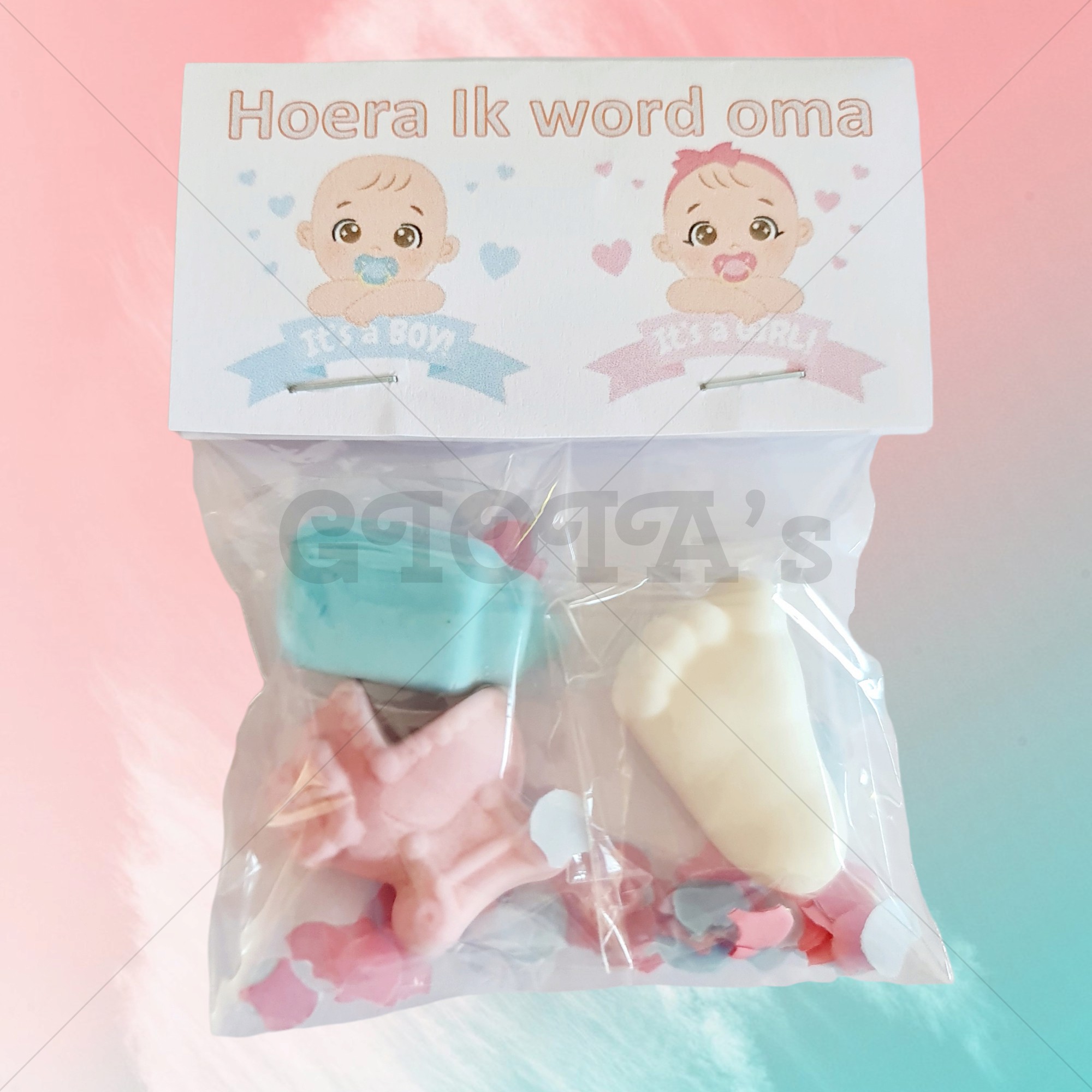 Traktatie Hoera ik word Oma