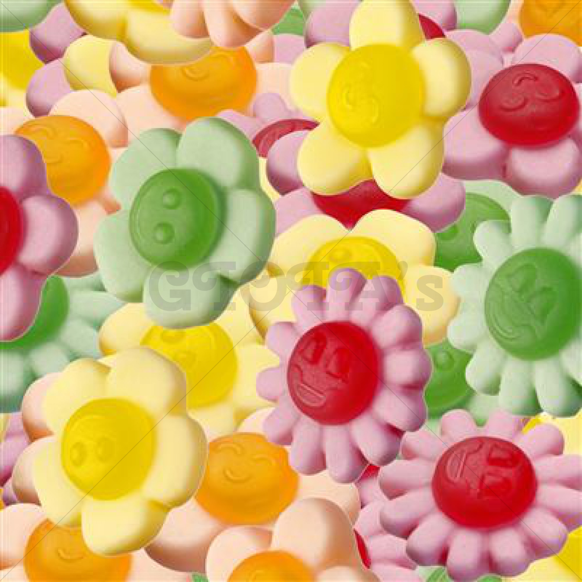 Bloemen snoepjes 100 gram