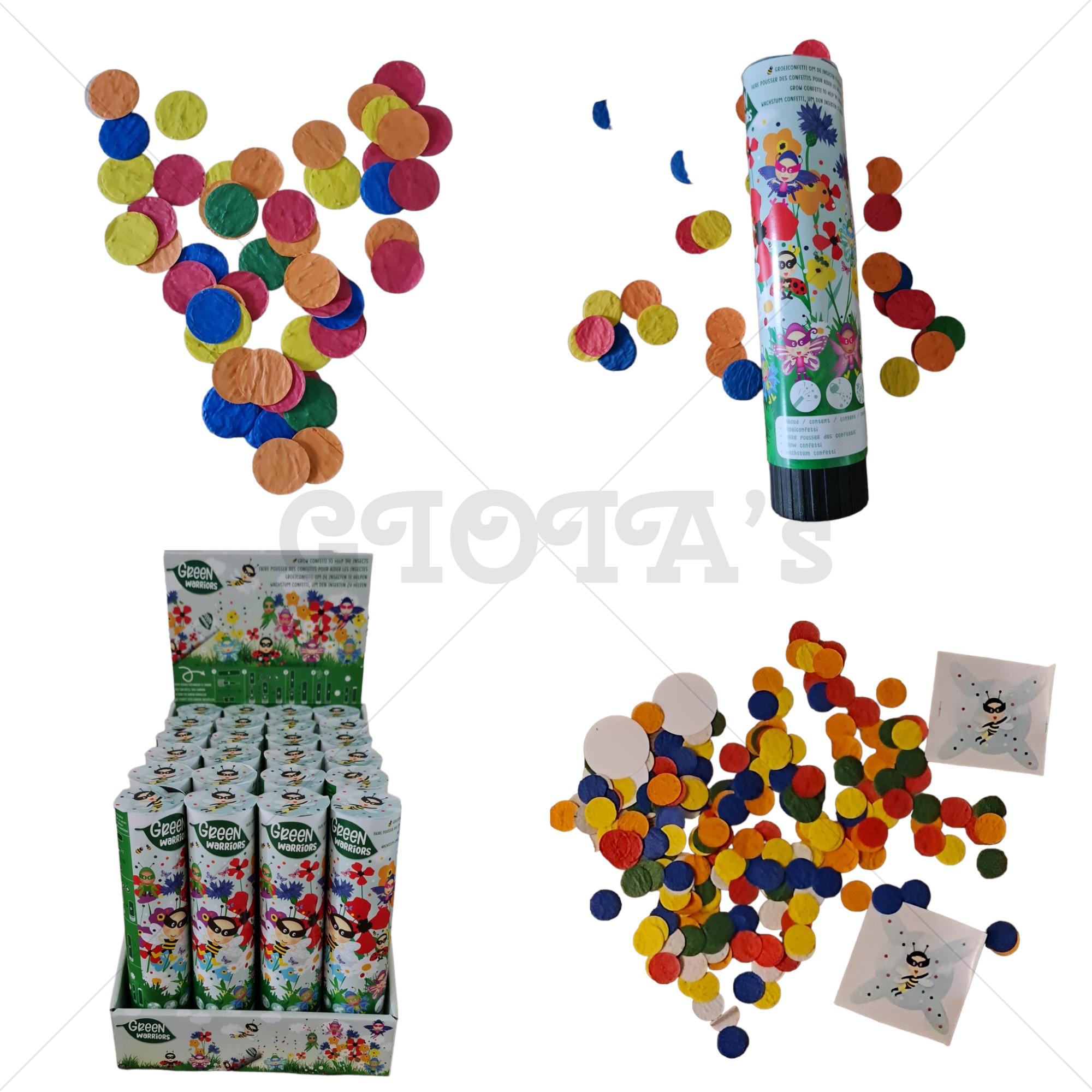 Confetti bloemetjes