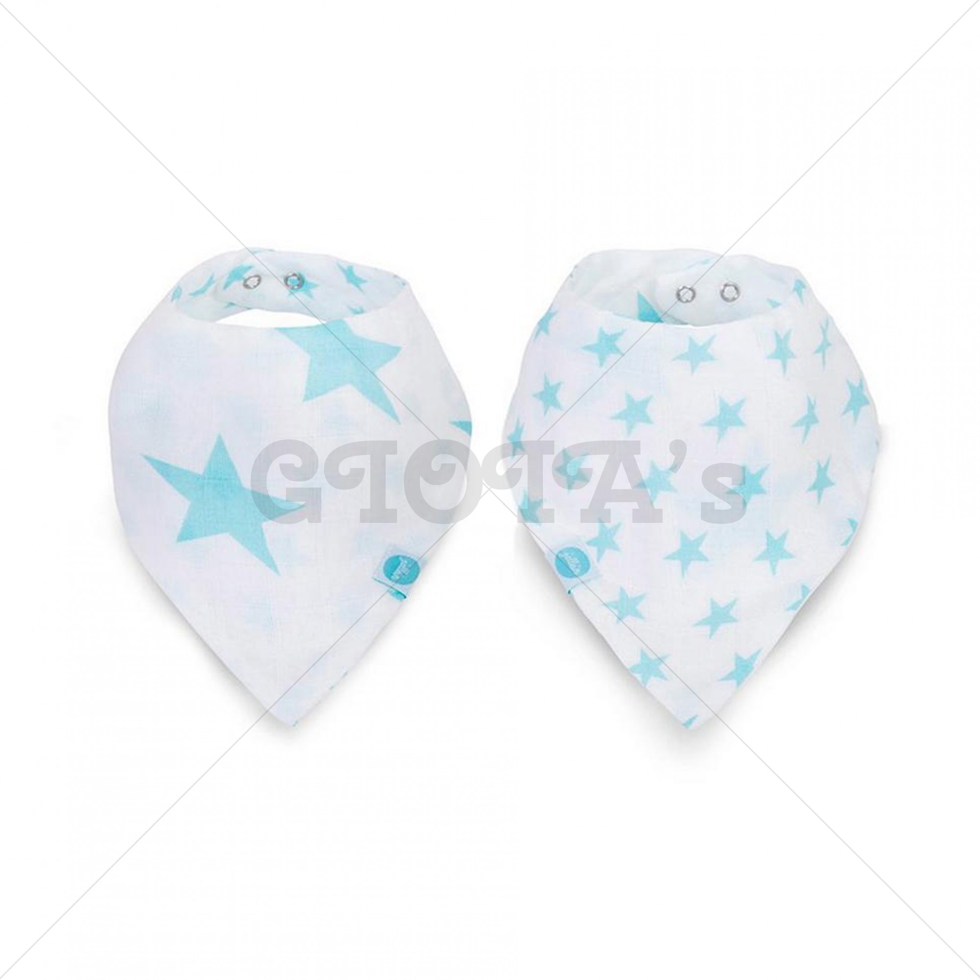 Jollein slab bandana hydrofiel Little star mint (2pack)